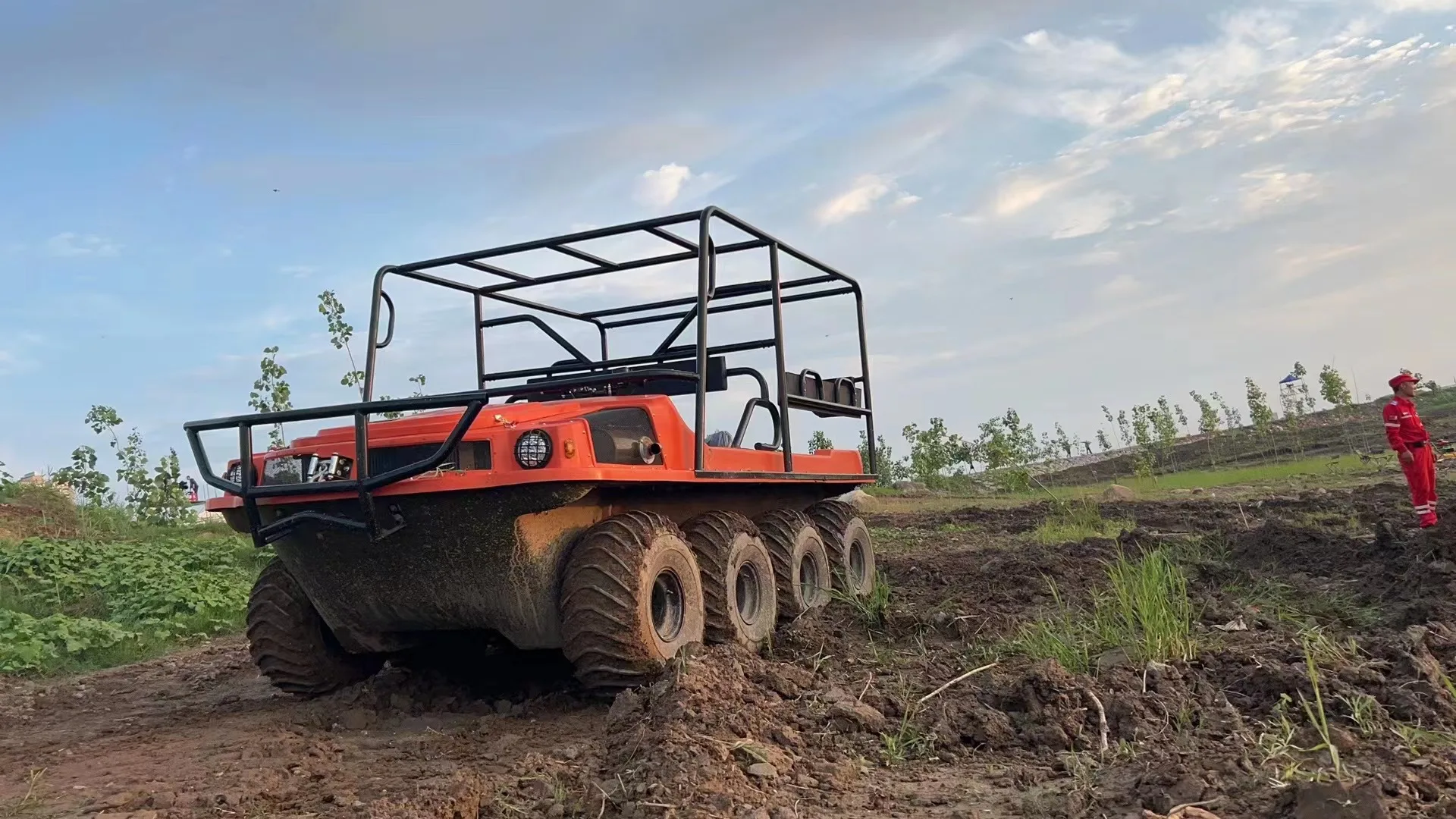 HSD-BV228 8x8 All Wolf wheeld Amphibious All terrain  Vehicle