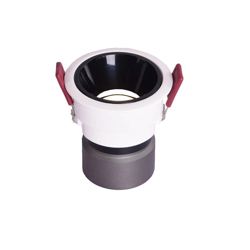 Interior COB led light downlight 7W 10W 15W indoor down light side adjustable COB chip CRI>90 LED modular spotlight