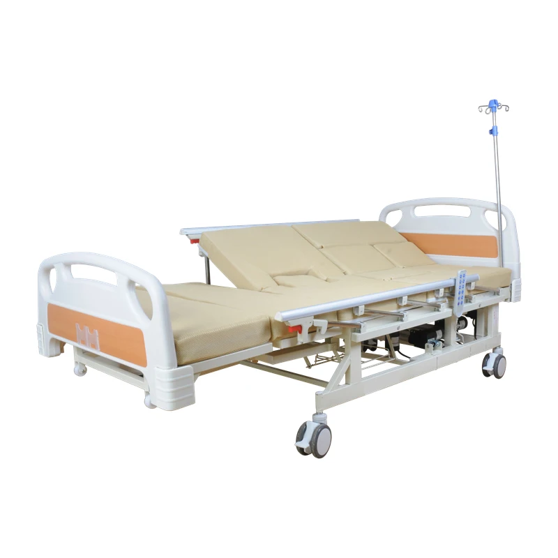 Three Motors Multi Functional Electric  Patient Hospital Bed  With Bed  Pan For Nursing Home