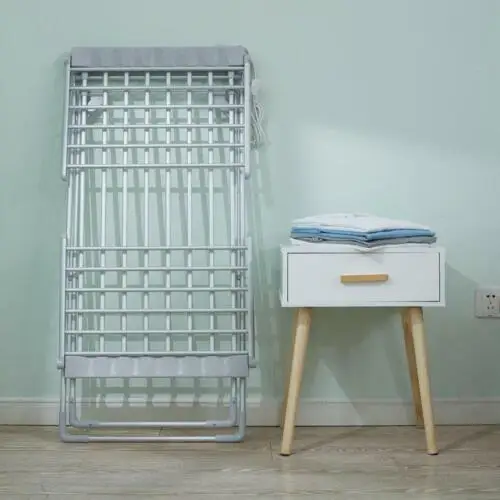Electric Heated Clothes Airer Dryer Indoor Folding Horse Drying Rack For Laundry, Washing