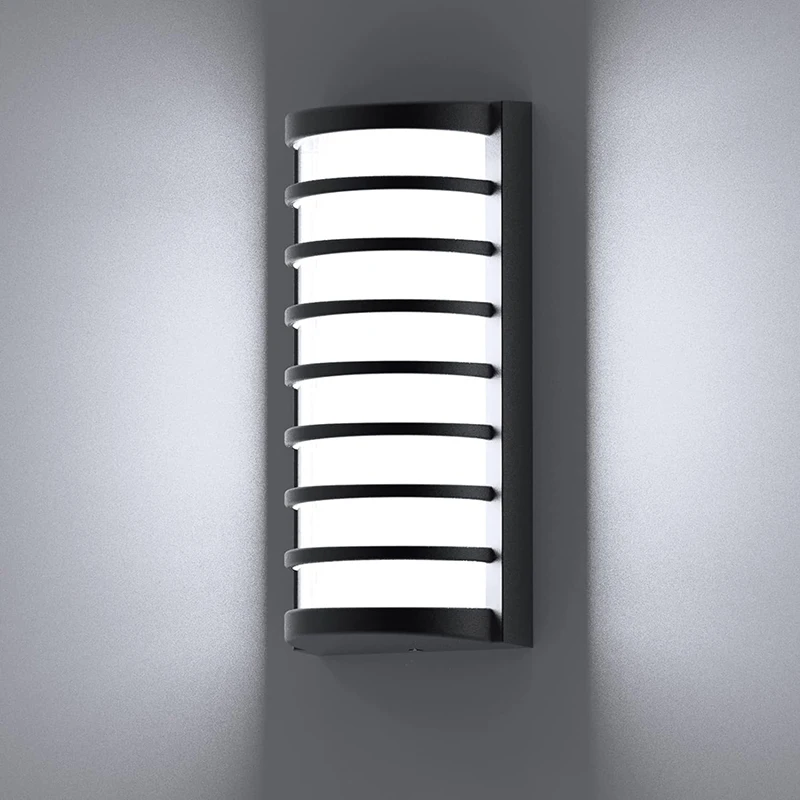 IP65 double PC bulkhead wall light fixtures Easy installation Outdoor Exterior LED Wall Lamp