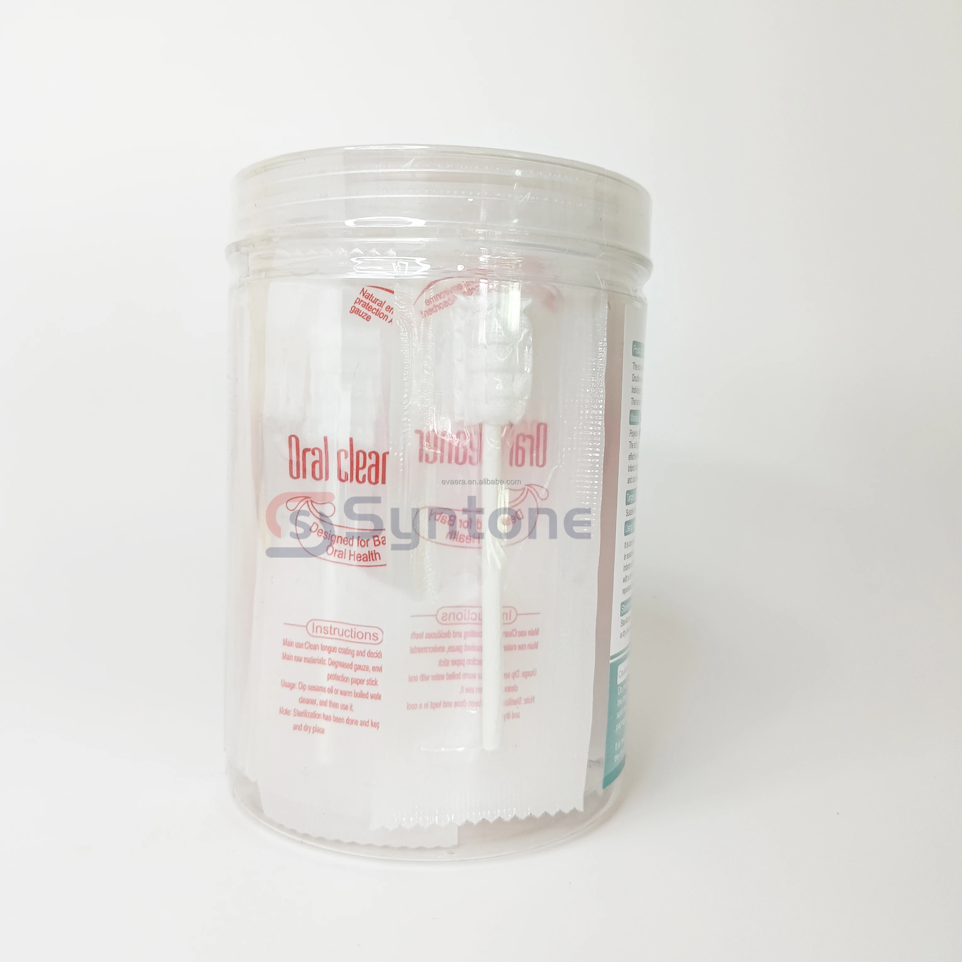 Baby Tongue Cleaner Disposable Infant Oral Cleaner Soft Gauze Baby Mouth Cleaner Newborn for Tooth Mouth Gum Dental Care