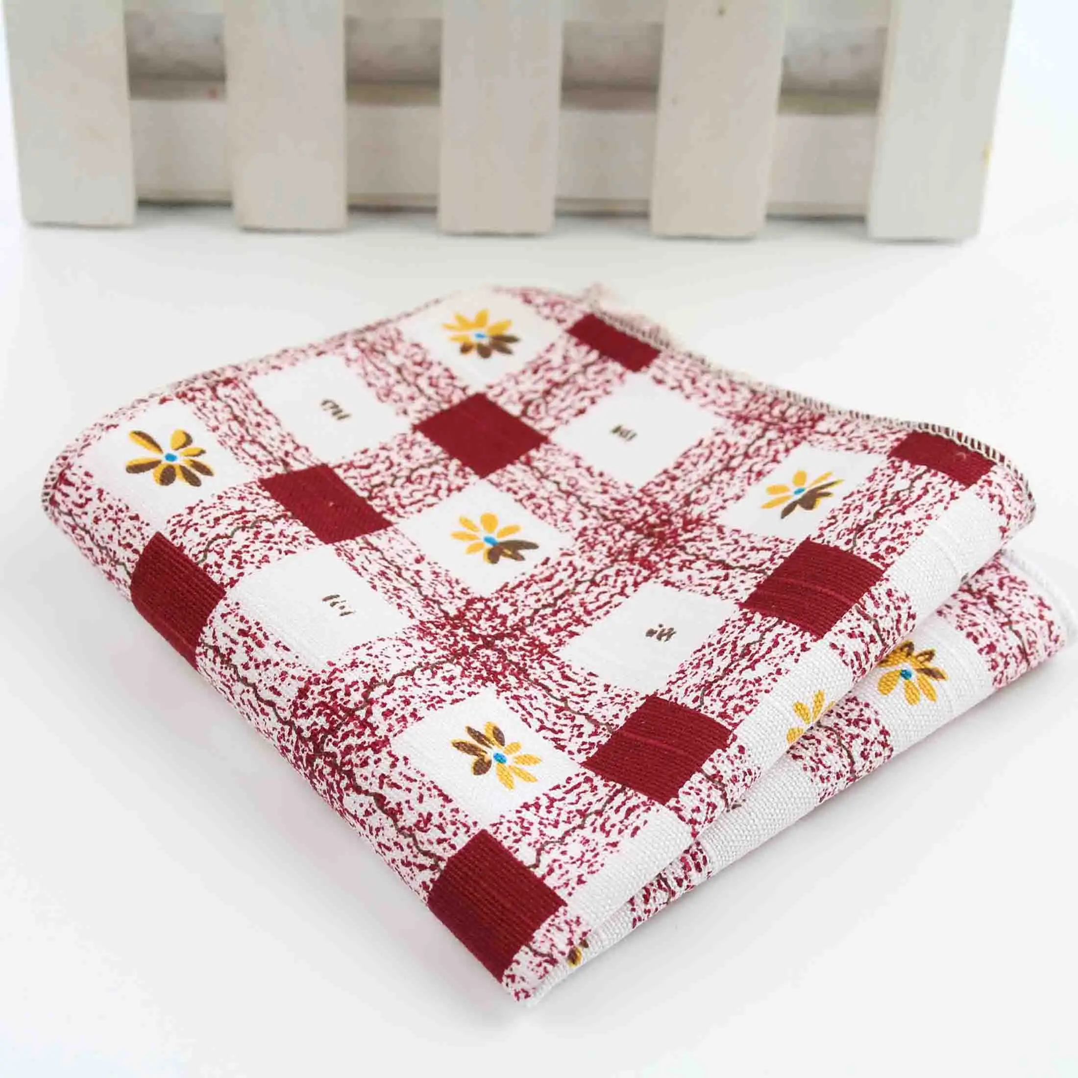 Мужской Хлопковый льняной носовой платок в винтажном стиле с цветочным рисунком, розами, Пейсли, Карманный платок, 22*22 см, повседневное полотенце