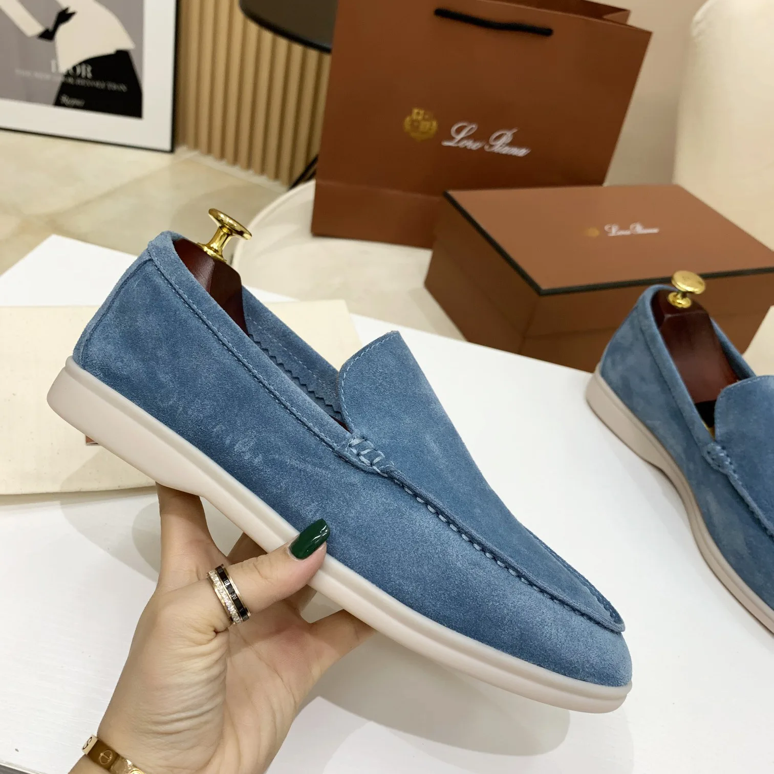 Best Selling Custom Mens Casual Shoes Light Weight Slip-on Loafers Driver Bean Genuine Leather Dress Shoe for Men and Wome