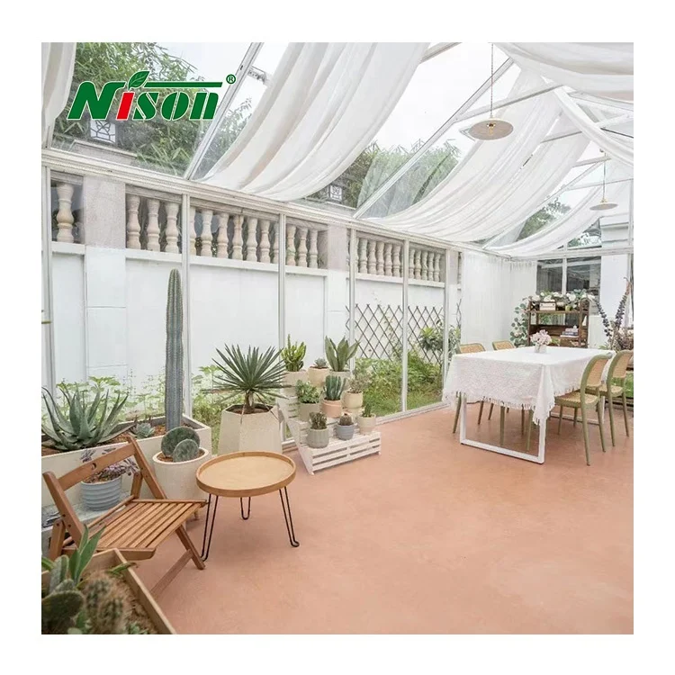 House Use Aluminium Conservatory Megasun Solarium Veranda Sunrooms Glass House