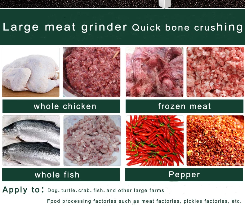 Bone Crushing Machine Chicken Bone Grinder Machine Bone Crusher