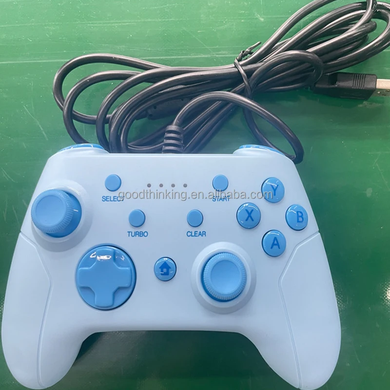 New cute color gaming joystick 1.5 m cable android PC Gamepad wired game controller for nintendo switch
