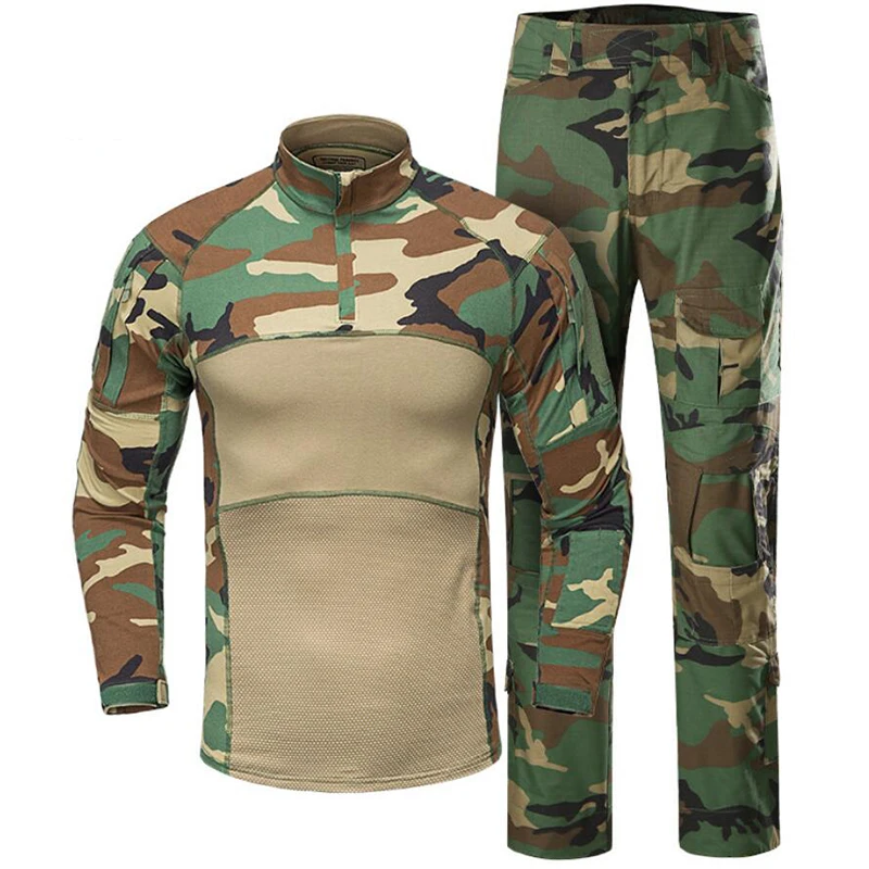 OEM Men Long Sleeve Knitted Shirt Uniform Frog Tactical Suit Custom Hot Sale Tactical Combat Uniforms Frog Suit Stylish Tactical