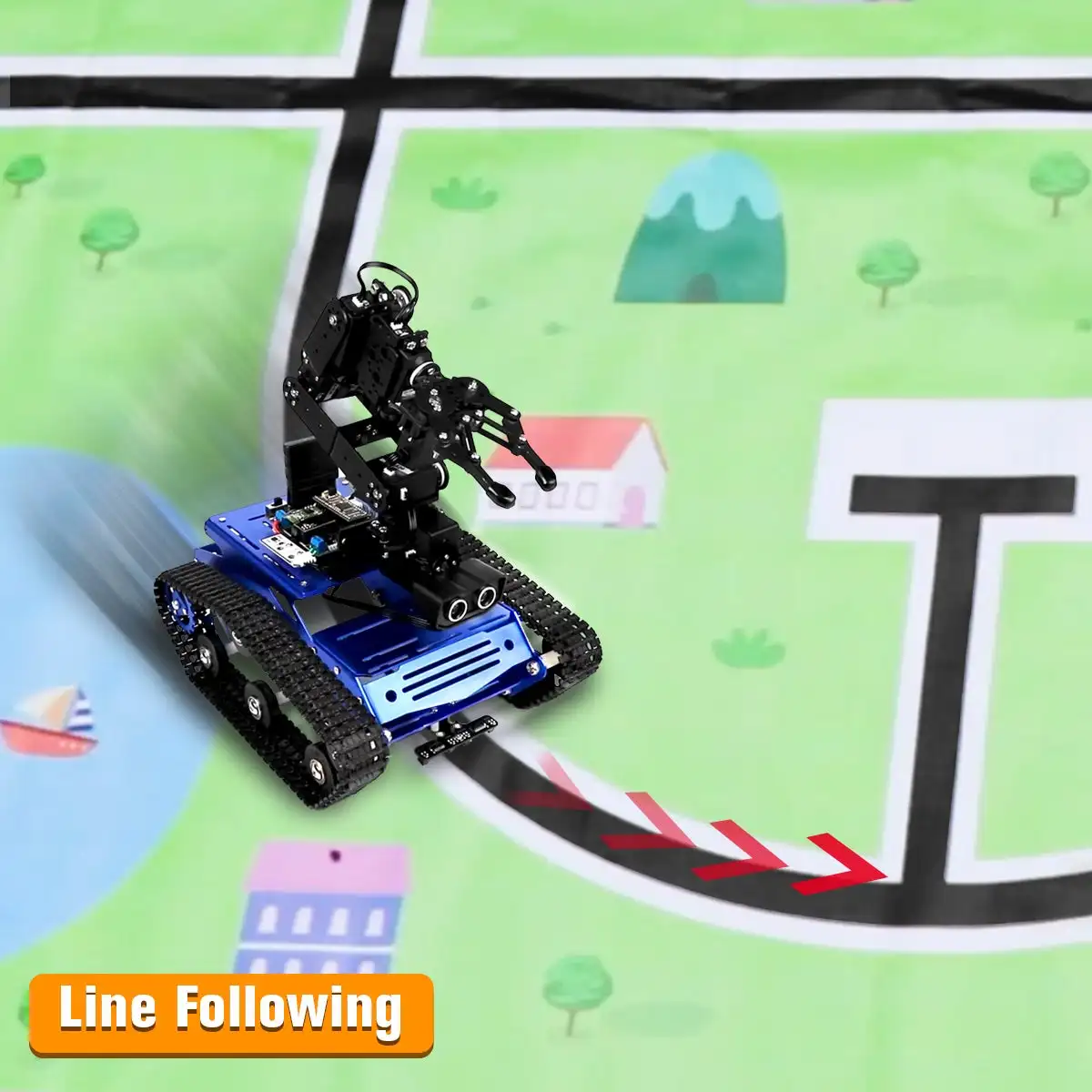 Hiwonder Tankbot Робот Танк STM32 программируемый Роботизированный автомобиль паровой Обучающие игрушки-роботы