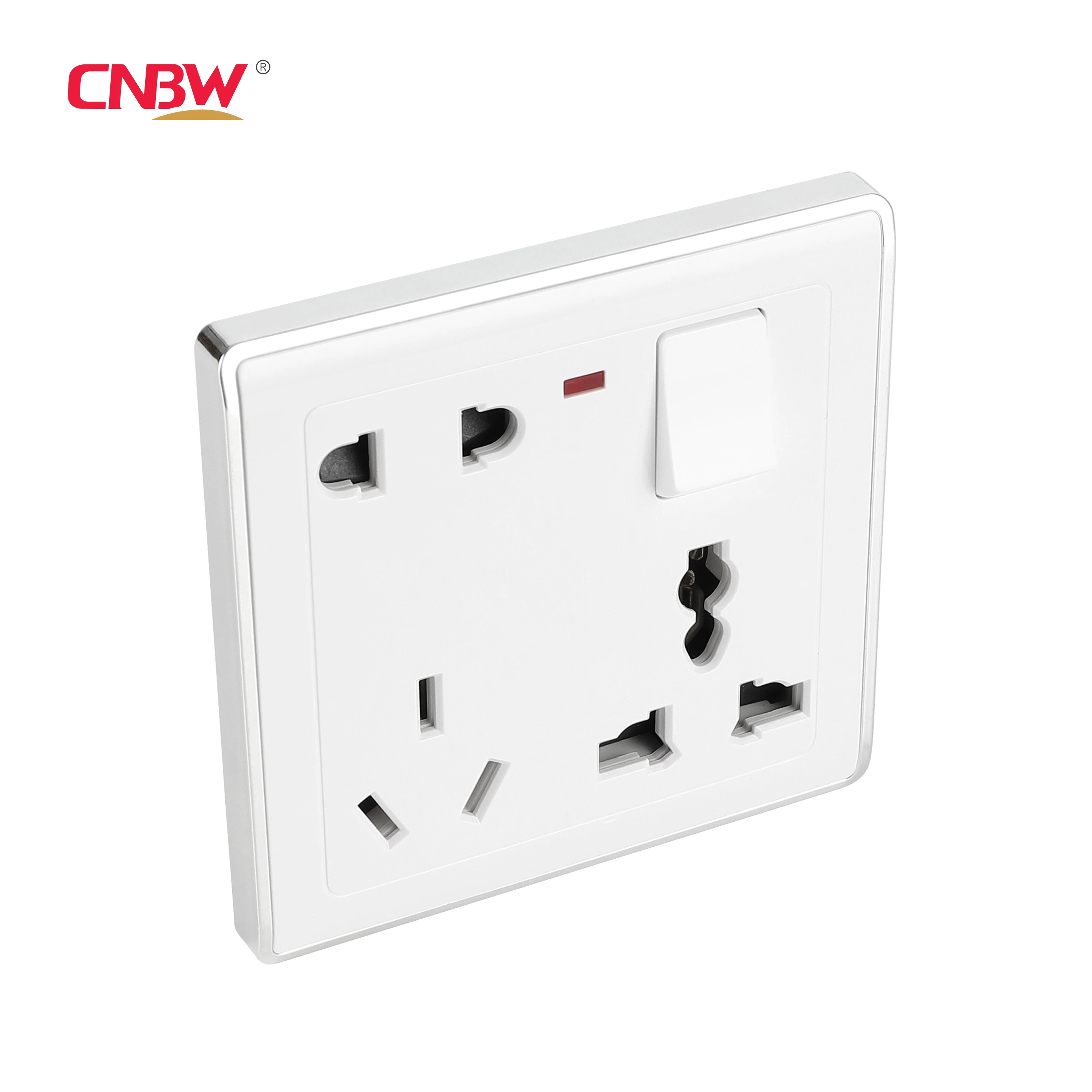 Innovative new products safety electric gang button push button switch socket