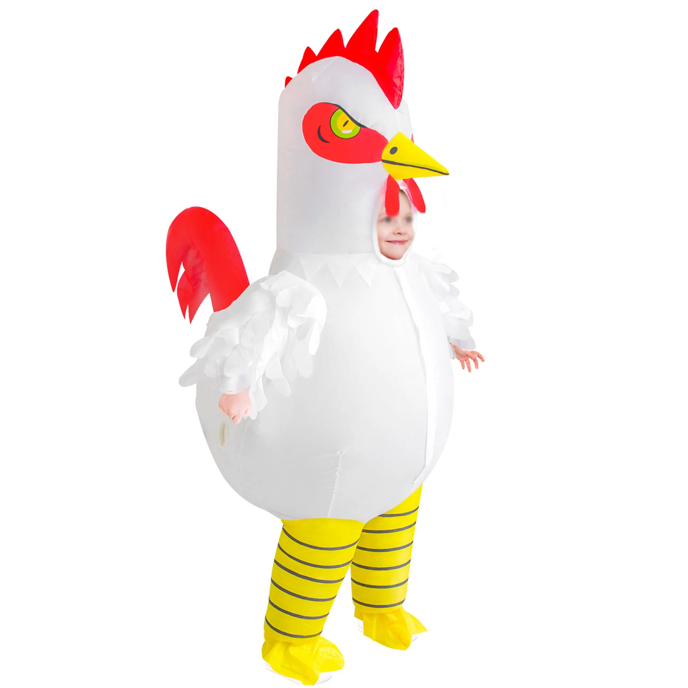 Halloween Funny Blow up Chicken Costumes Inflatable Costume for Kids Toddler Boys Girls