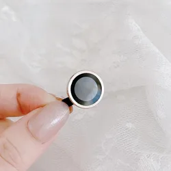 High Definition Anti-Scratch Wire Drawing Pattern Circle For Iphone 12 Pro max Camera lens protector Metal Cover