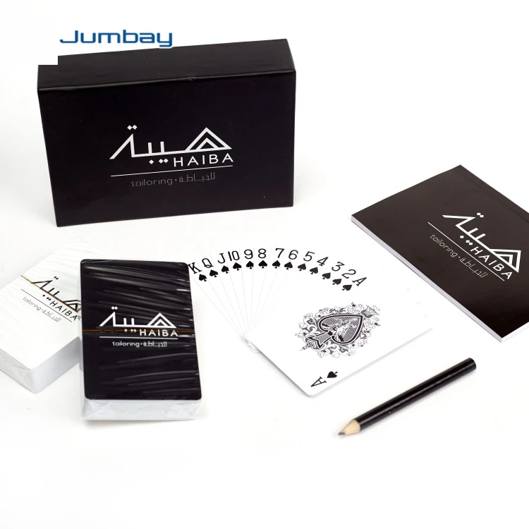 Custom Logo Printed Arab Playing Cards Printed Double Decks Plastic Playing Cards Set