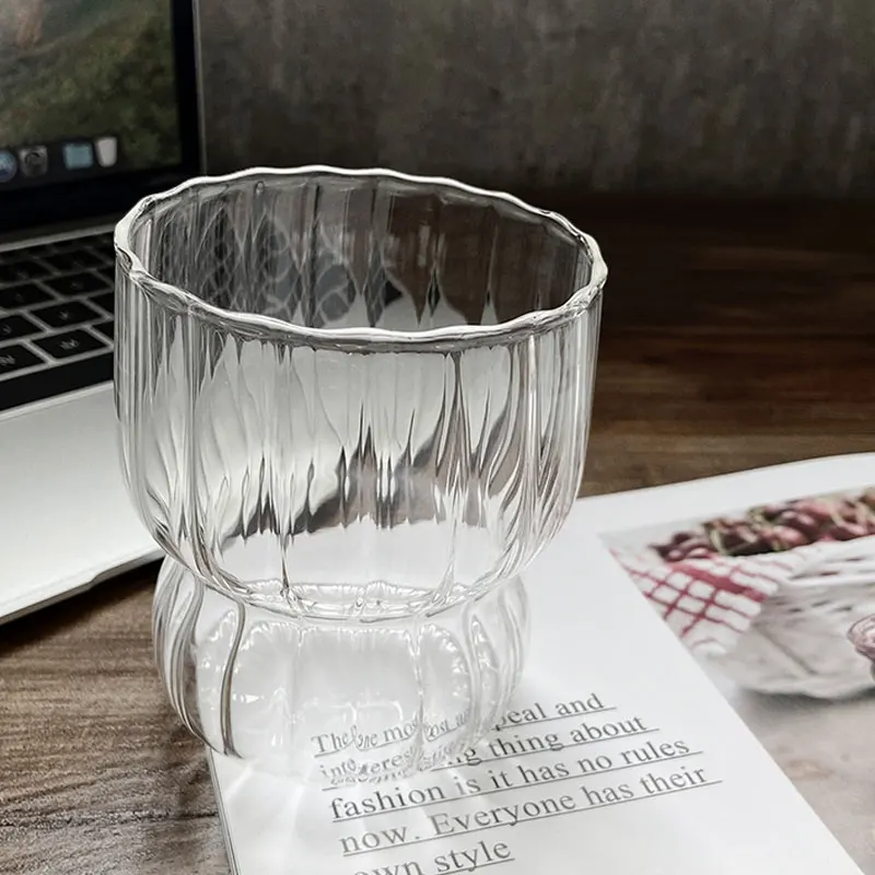 High Quality Heat Resistant Glass Tumbler Cup Durable Borosilicate Glass Mug Kitchen Home Glass Mugs