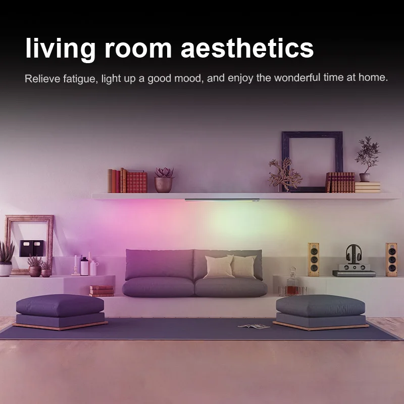 2024 New Under Counter Light LED Under Cabinet Lights Rechargeable for Interior Space Decoration