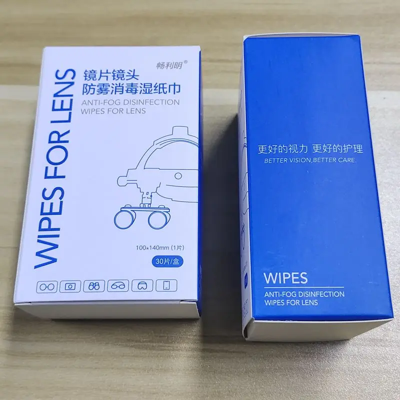 2021 Anti Fog Wet Wipes Eyeglass Wipes sun glass camera Eyeglass Screen lens Cleaning Wet Tissue Anti Fog Lens Wipes