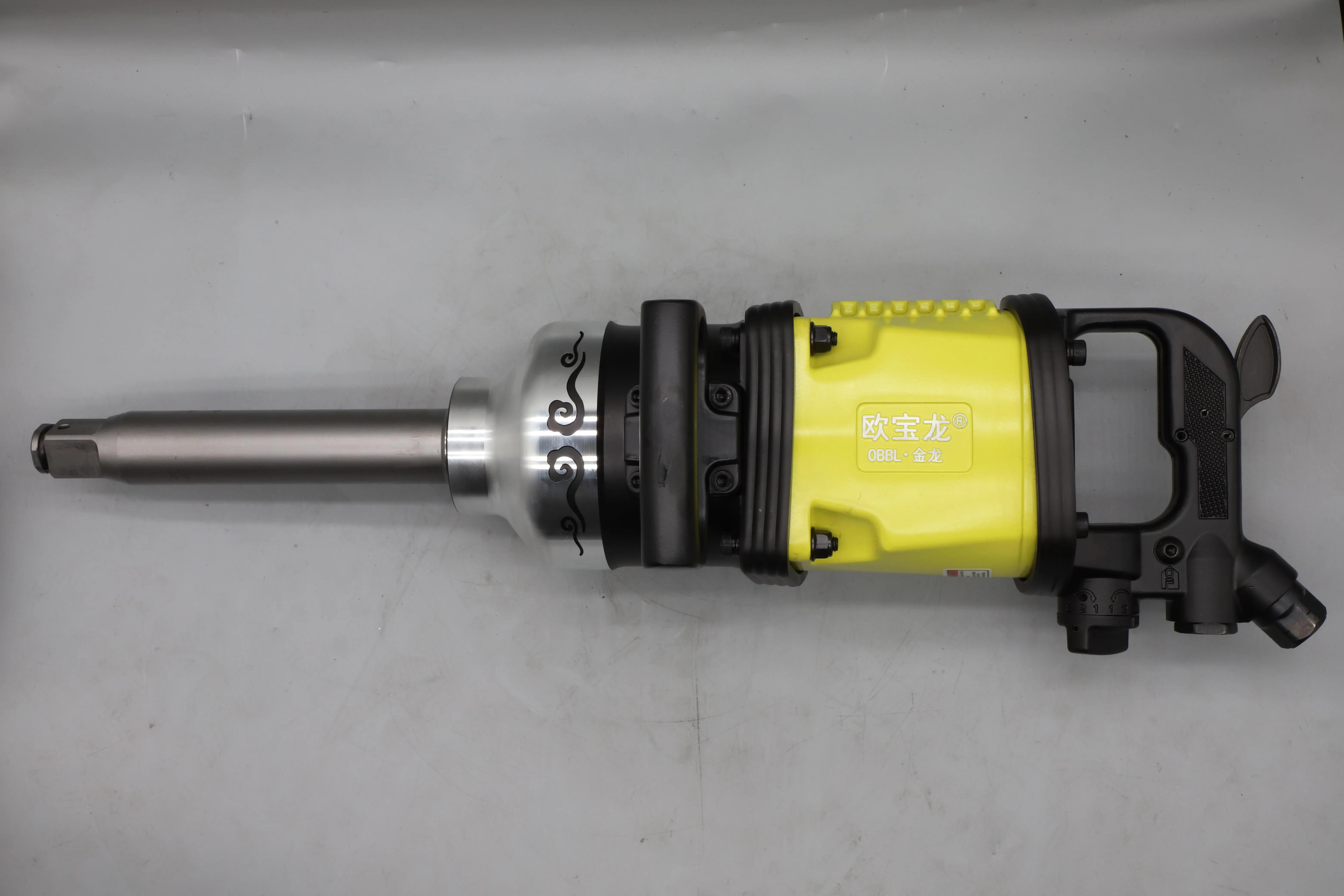 OBBL Heavy Duty Professional Industrial Air Impact Wrench 1 Inch Air Gun Pneumatic Air Tools for Truck and Buses