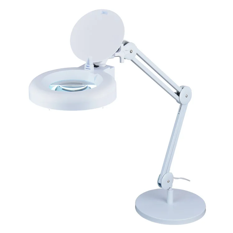 Hot sale beauty salon magnifying lamp desk lamp with clamp magnifying glass lamp