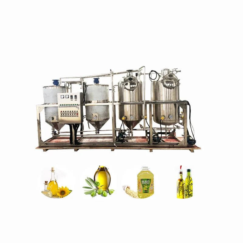 Cooking Oil Press Plant Manufacturer Vegetable Seeds Sunflower Oil Refining Production Line
