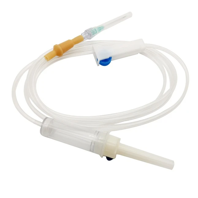 Most Selling Products set de infusion sucutanea regulator disposable iv infusion set y port burette