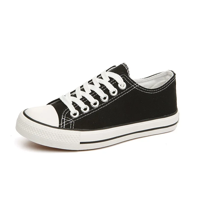 
HOT SALE Wholesale Custom Breathable Sole Women Casual Canvas Sneakers Shoes 