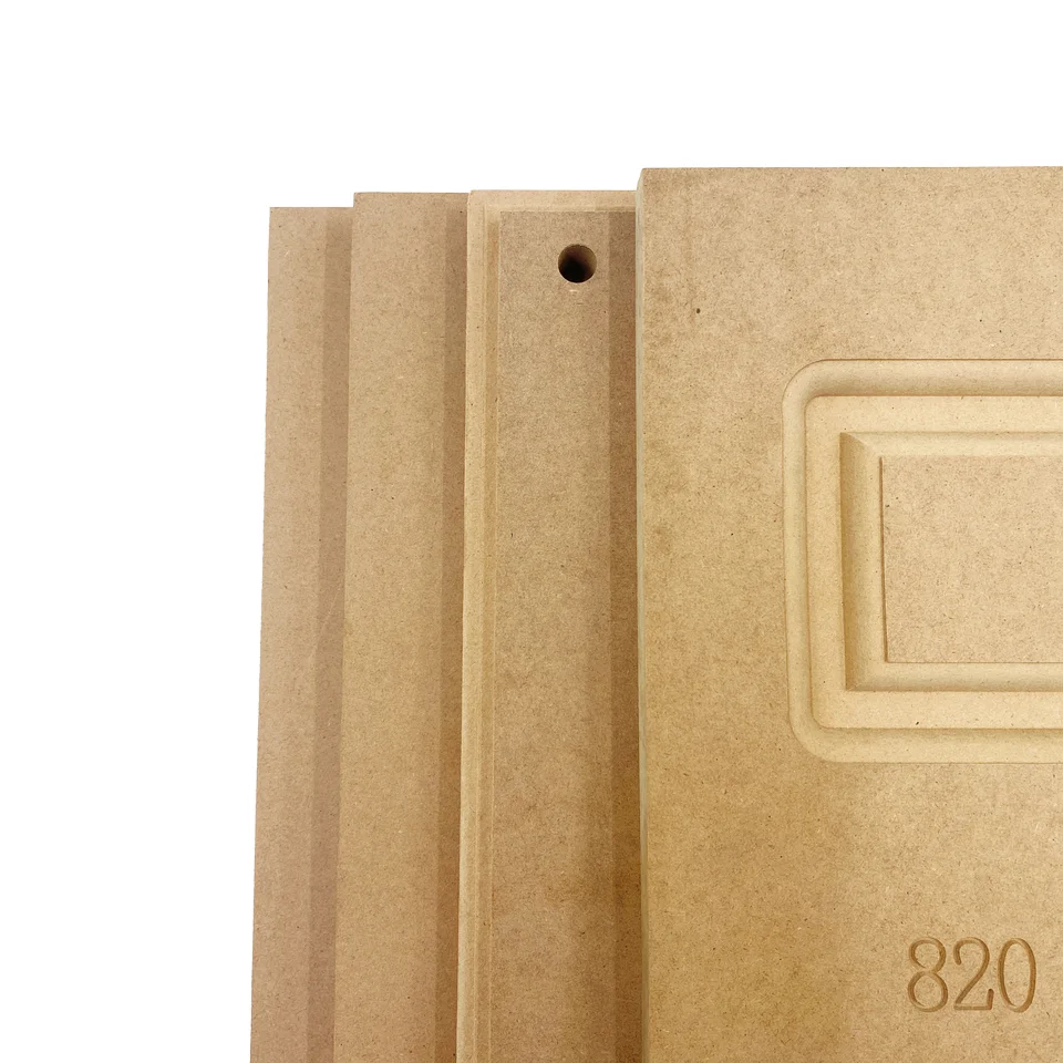 МДФ Смешанная очищенная древесная облицовка доска 18 мм толщина ДСП меламиновая бумага поверхность домашняя мебель резьба E0/E1 9