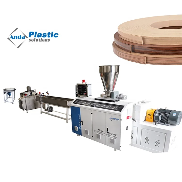 plastic pvc edge banding tape machinery production line manufacturer supplier