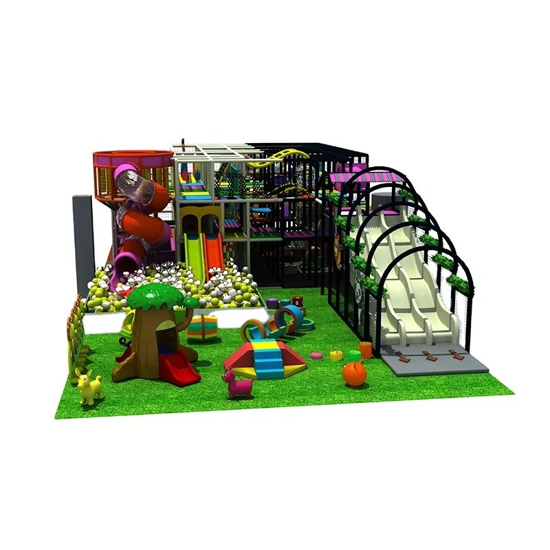 
Philippines Kids Foam Indoor Playground Soft Play, Jungle Theme Kids Play Area Indoor 