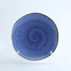 New Fancy Design Colorful Ceramic Porcelain Crockery Restaurant Dinner Assiette Dishes Plates For Sale