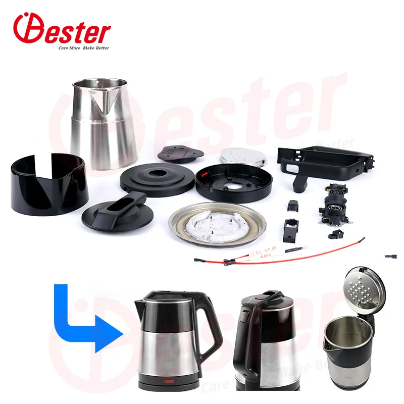 Детали чайника, соединитель корпуса, нагревательный элемент SKD/CKD, детали для двухслойного чайника, запасные части