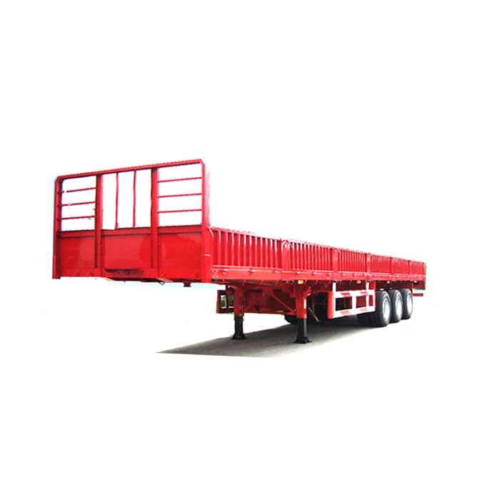 ACTA drop side wall transporting truck trailer side wall boards semi trailer flatbed trailer with side wall