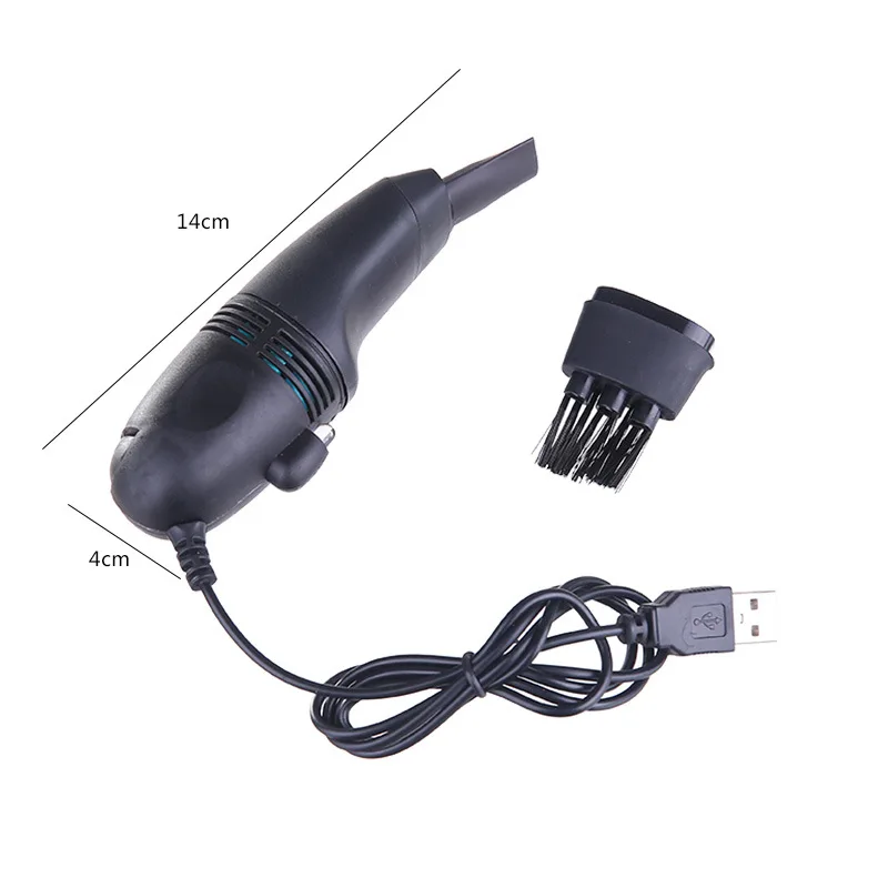 Портативный Мини-Клавиатура Очиститель 150 см удлинить USB с вакуумным очистителем от пыли наборы кистей для ПК, ноутбука, настольного компьютера