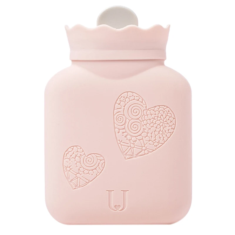 Hot Seller Food Grade Silicone Rubber Hot Water Bag / Hot water bottle with Cover for Hand Warming