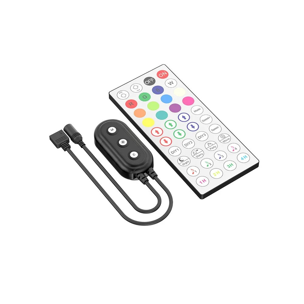 Cross border exclusive graffiti WiFi Bluetooth LED seven color RGB light strip controller development OEM/ODM customization