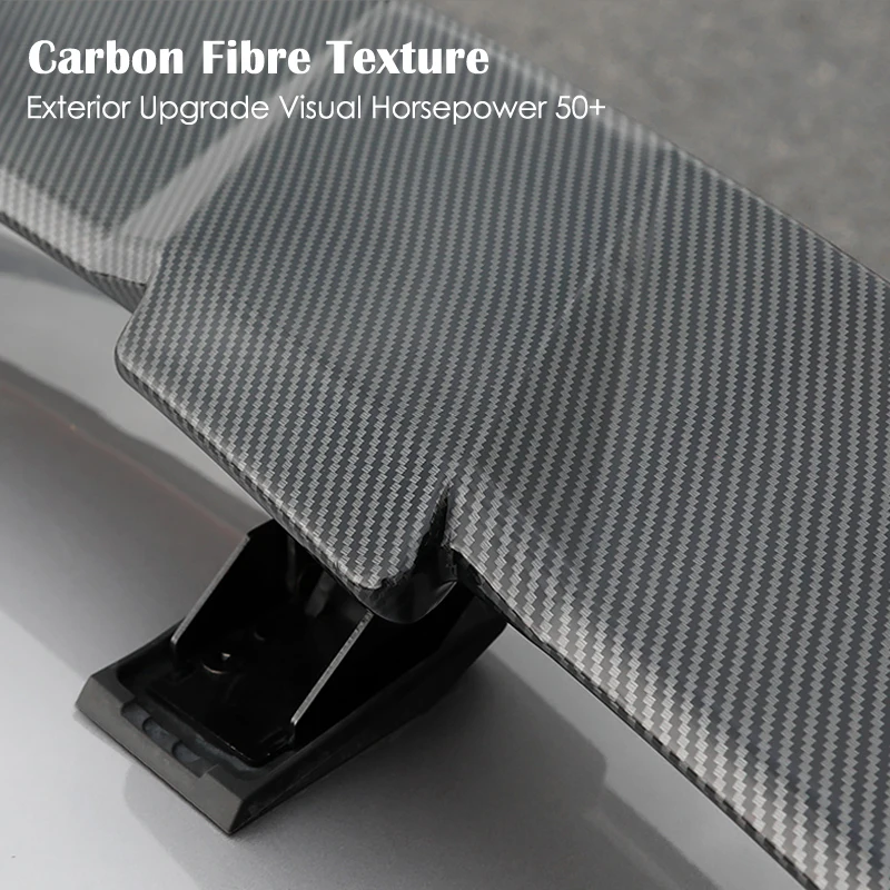 Durable Modified Sedan Electric Carbon Fiber Brake Light Car Rear Wing Spoiler For Volkswagen Jetta 2010-2022