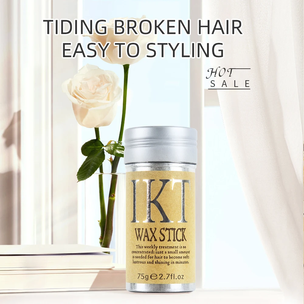 IKT Strong Hold Styling Wax Hair Finish Stick Tamer for Women