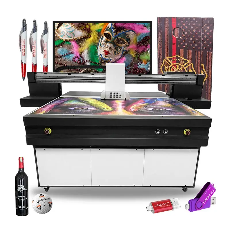 Jucolor A0 UV Flatbed Printer G5i I3200 High Resolution Fast Speed Ceramic Glass Printer 1610