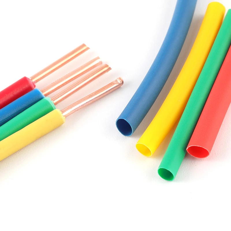 Высококачественная изоляционная термоусадочная трубка, цветная Полиолефиновая Полиэтиленовая термоусадочная трубка на заказ/