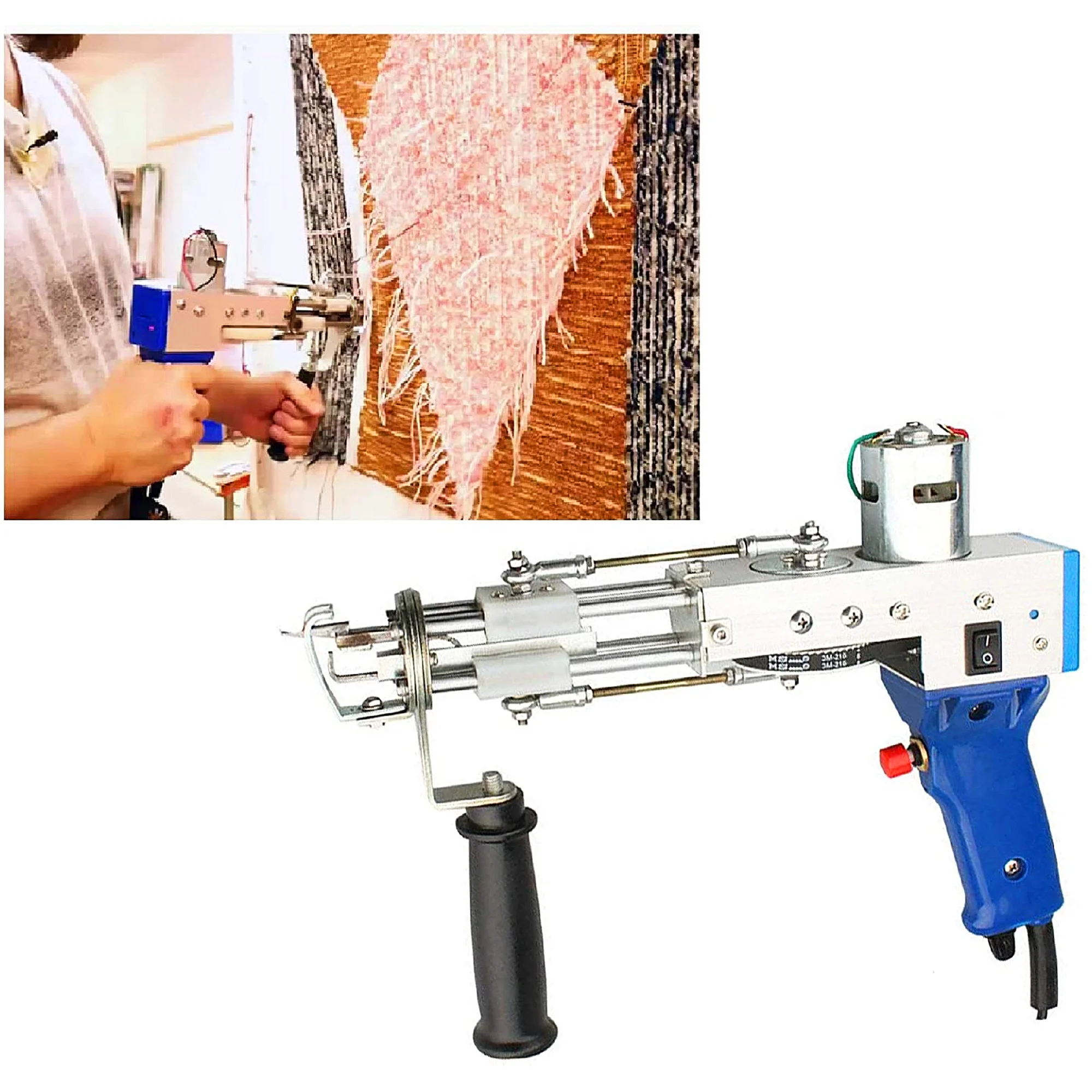 Household electric weaving machine AK-1 cut pile hand rug tufting gun for DIY carpet