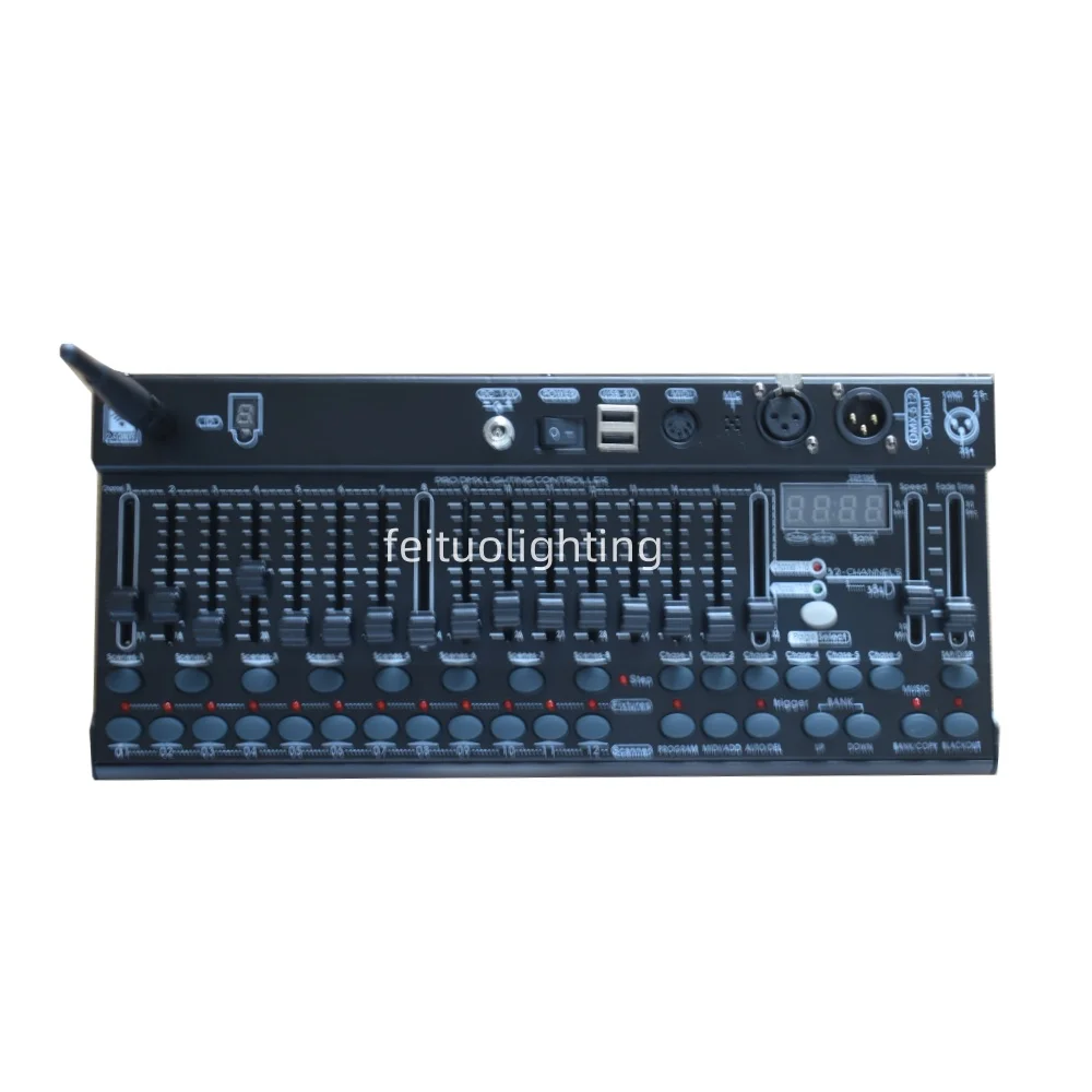Wireless Mini Console DMX Controller Stage Light Controller For Party DJ Disco Live Concerts KTV Night