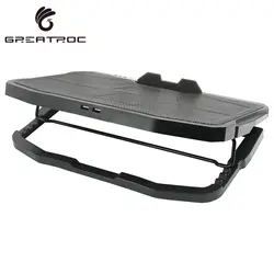 Great Roc laptop desk bed tray laptop angle adjustable with2 fans and LCD laptop cooler stand