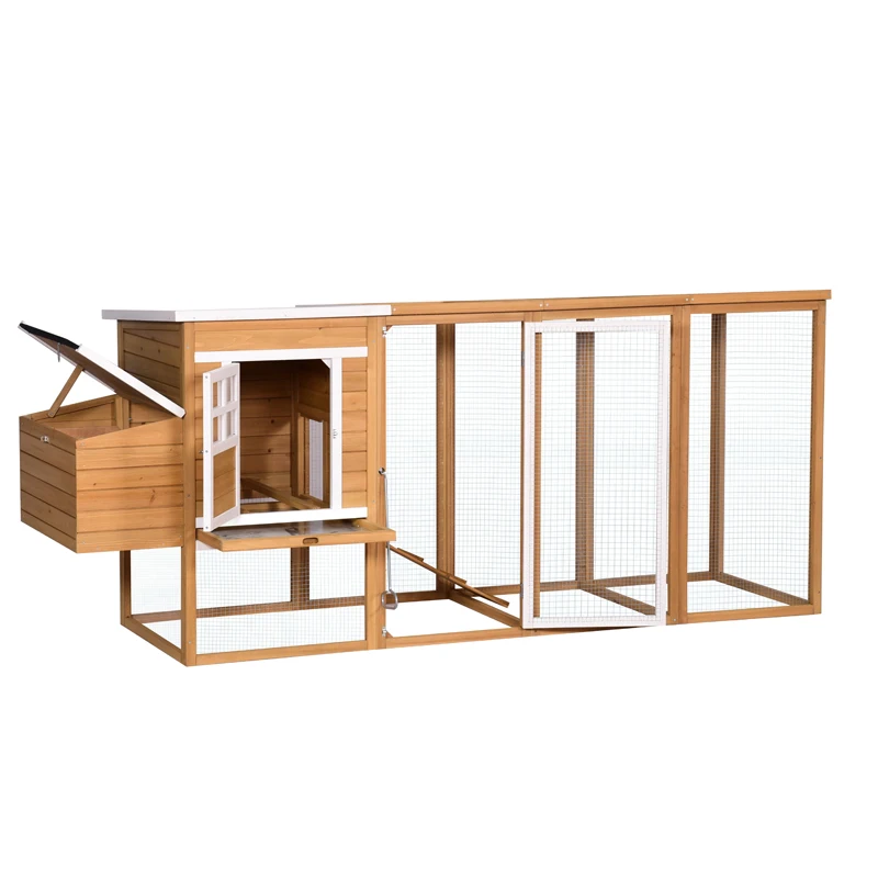 Yard Outdoor Large Pet Cage Hen Coop 8 Chickens Wooden Chicken Houses For Sale