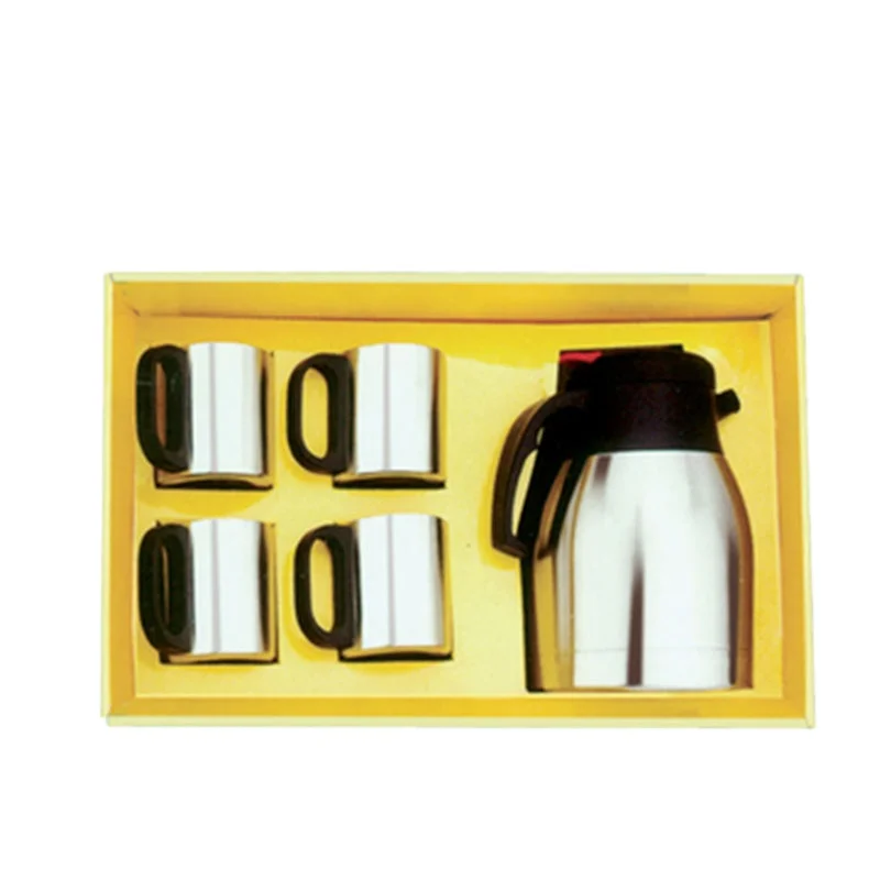 Stainless Steel vacuum flask thermos and travel mugs gift set with Pouch