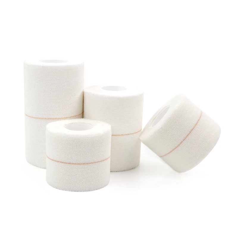 OEM 5CM x 4.5M Porous Zinc Oxide Hot Melt Adhesive White Color Elastic Adhesive Bandage For Wrists Knees Ankles And Other Joints