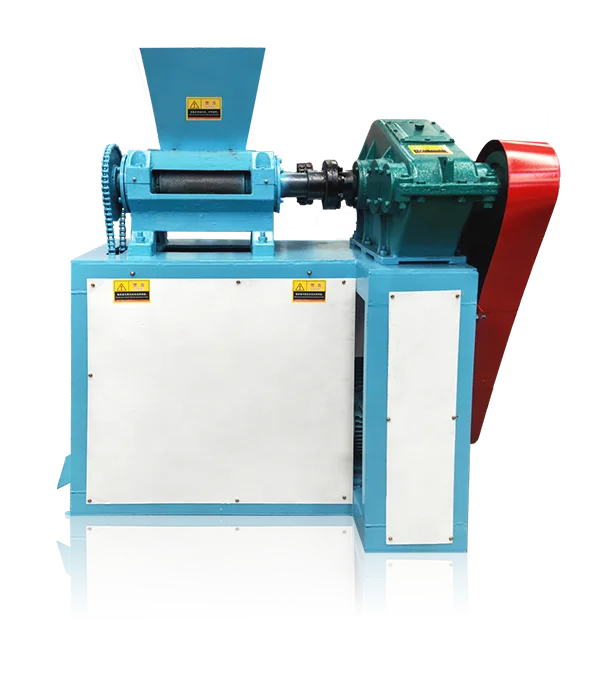 Dry mineral chemical powder double roller press NPK compound fertilizer compactor granulator machine price
