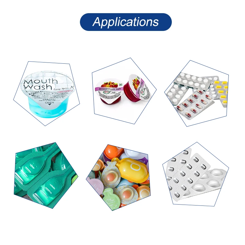 DPB 260 Automatic Top Quality Blistering High Capacity Alu Pvc Soft Gel Capsule Tablet Pill Blister Packing Machines