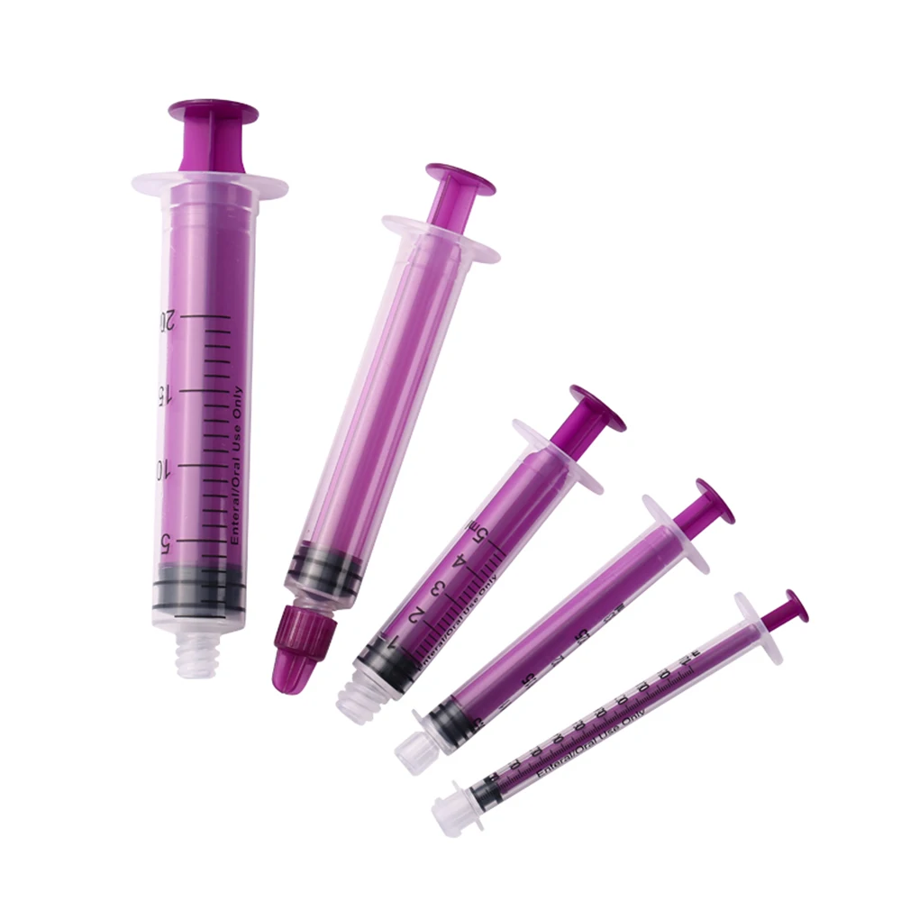 KDL High Quality Disposable  1ml 2ml 3ml 5ml 10ml 20ml Oral Feeding Syringe