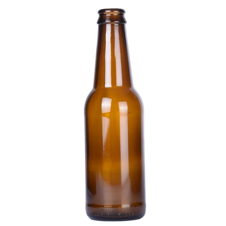 Wholesale Amber Beer with Crown Cap 8OZ 12 OZ 250ml 330ML 500ML Glass Beverage Bottle