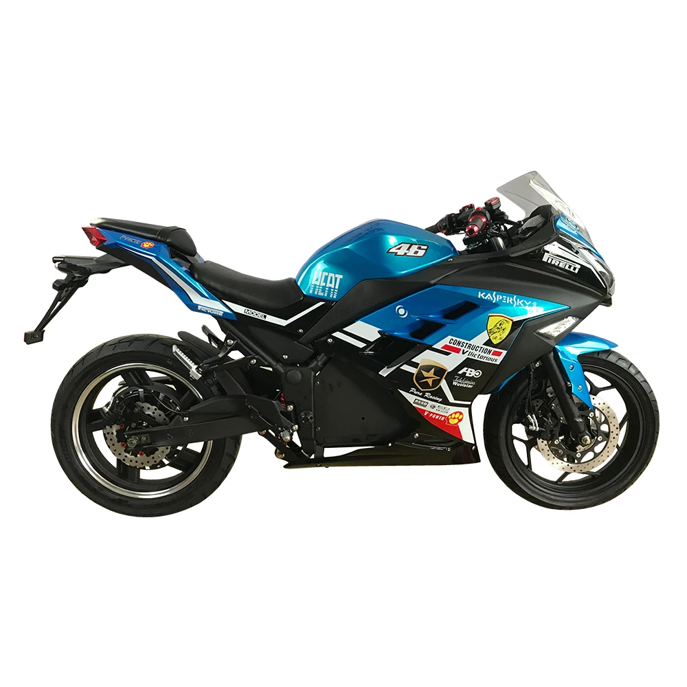 high speed fast 3000w scooter electric motorcycle electric sports bike  Custom Color Long Battery Life Electric Motorcycle