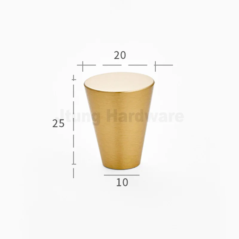 Hot sale antique coffee brass handle black gold furniture pull knob